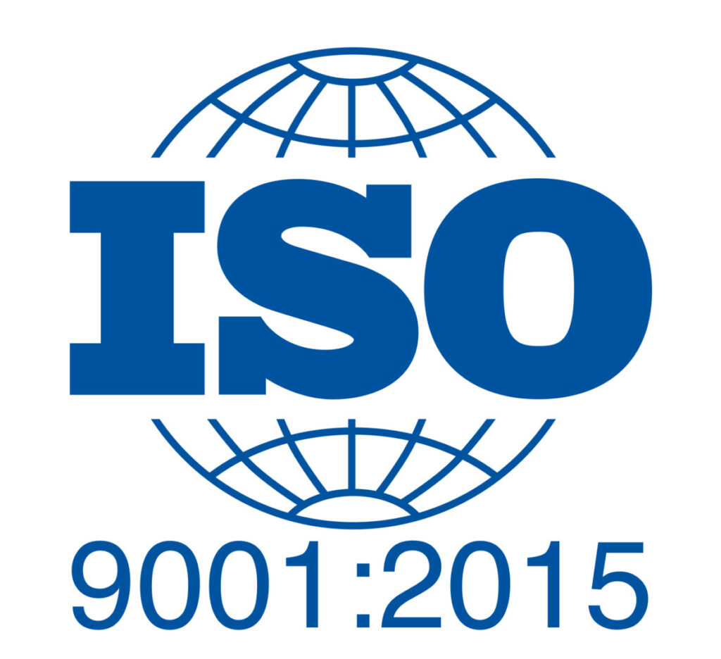 ISO 9001:2015 certification logo